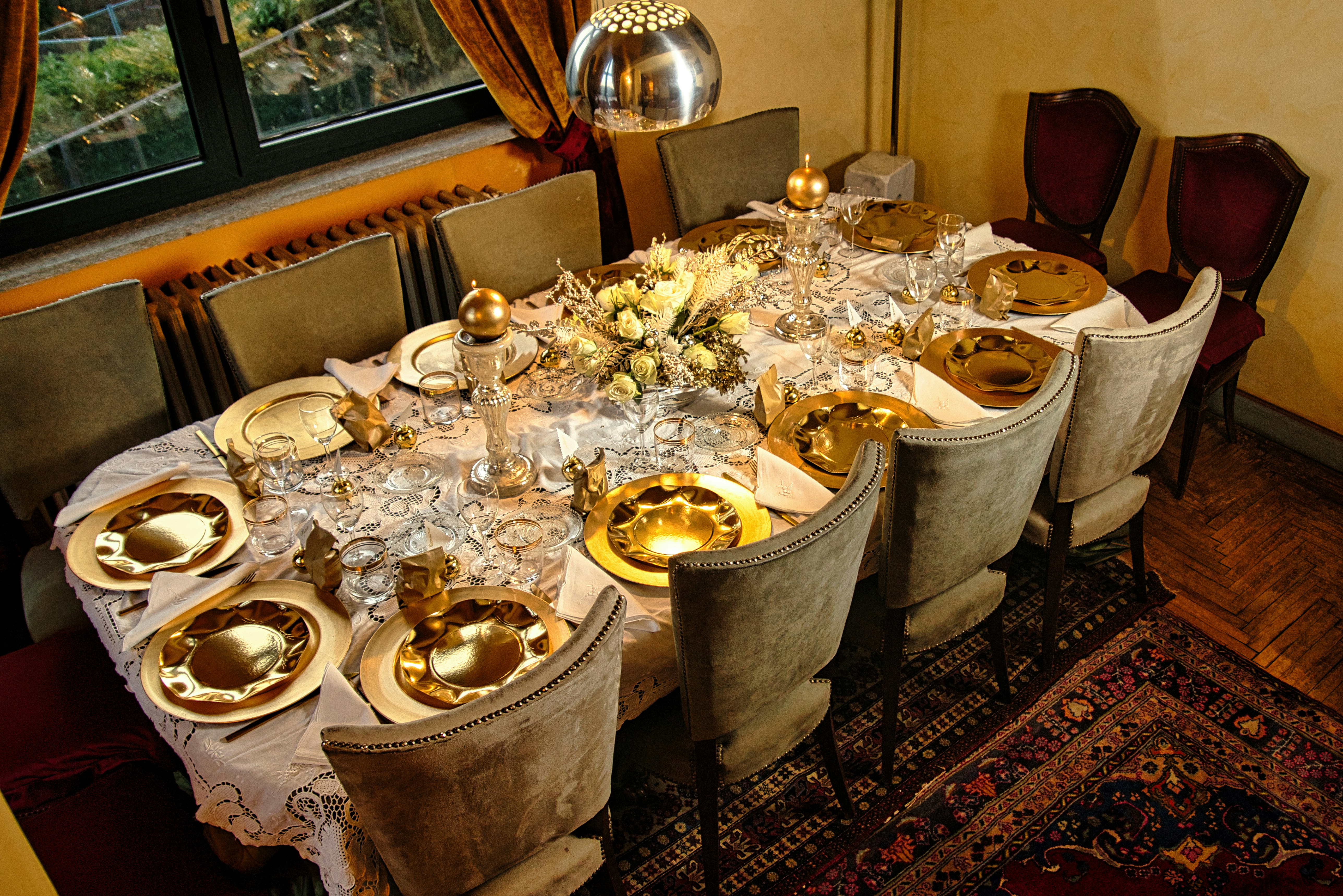 Mesa del comedor de Polilla Suites